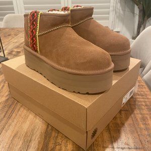 Ugg Women's Classic Ultra Mini Braid Platform